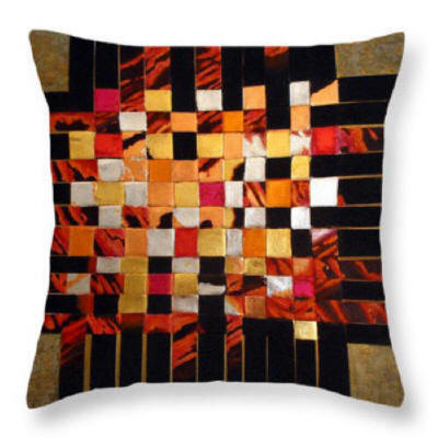 Woven Sky Pillow by Anni Adkins