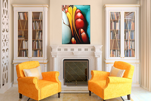 Venus Flower with Room Setting