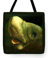 Manatee Portraid by Anni Adkins Tote Bag