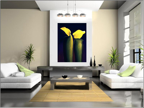 Two Jacks by Anni Adkins in Room Setting
