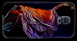 Bruised Hibiscus Cell Phone Cover by Anni Adkins Pillow