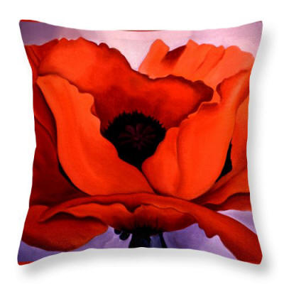 Georgia's Poppy Pillow