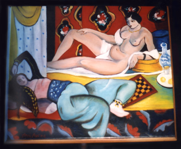 Two Reclining Women Table by Anni Adkins