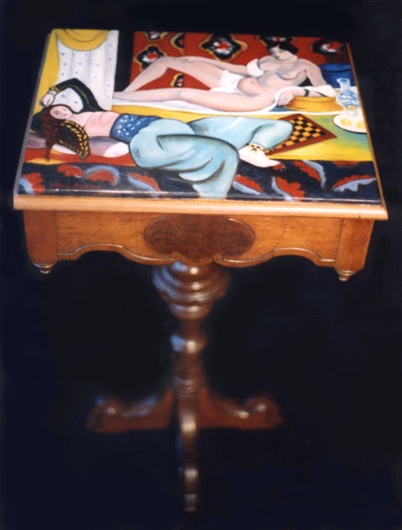 Two Reclining Women Table by Anni Adkins