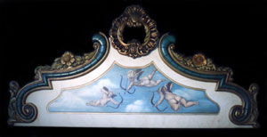 Hand-Painted Headboard by Anni Adkins