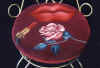 Lipstick Vanity Stool by Anni Adkins