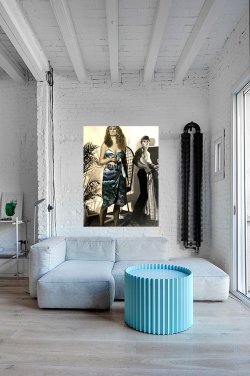 Young Love Photorealism Painting by Anni Adkins
