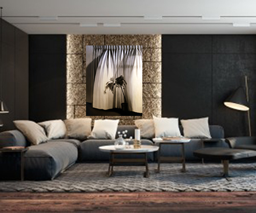 The Breeze Photorealism Painting by Anni Adkins Room Setting