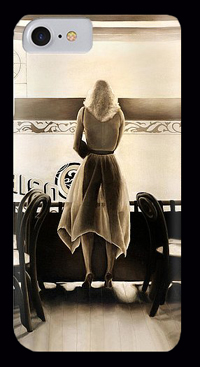 Kelly in the Window by Anni Adkins Phone Case