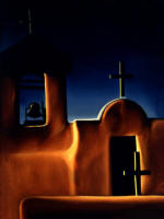 Mission St Francis Assissi by Anni Adkins